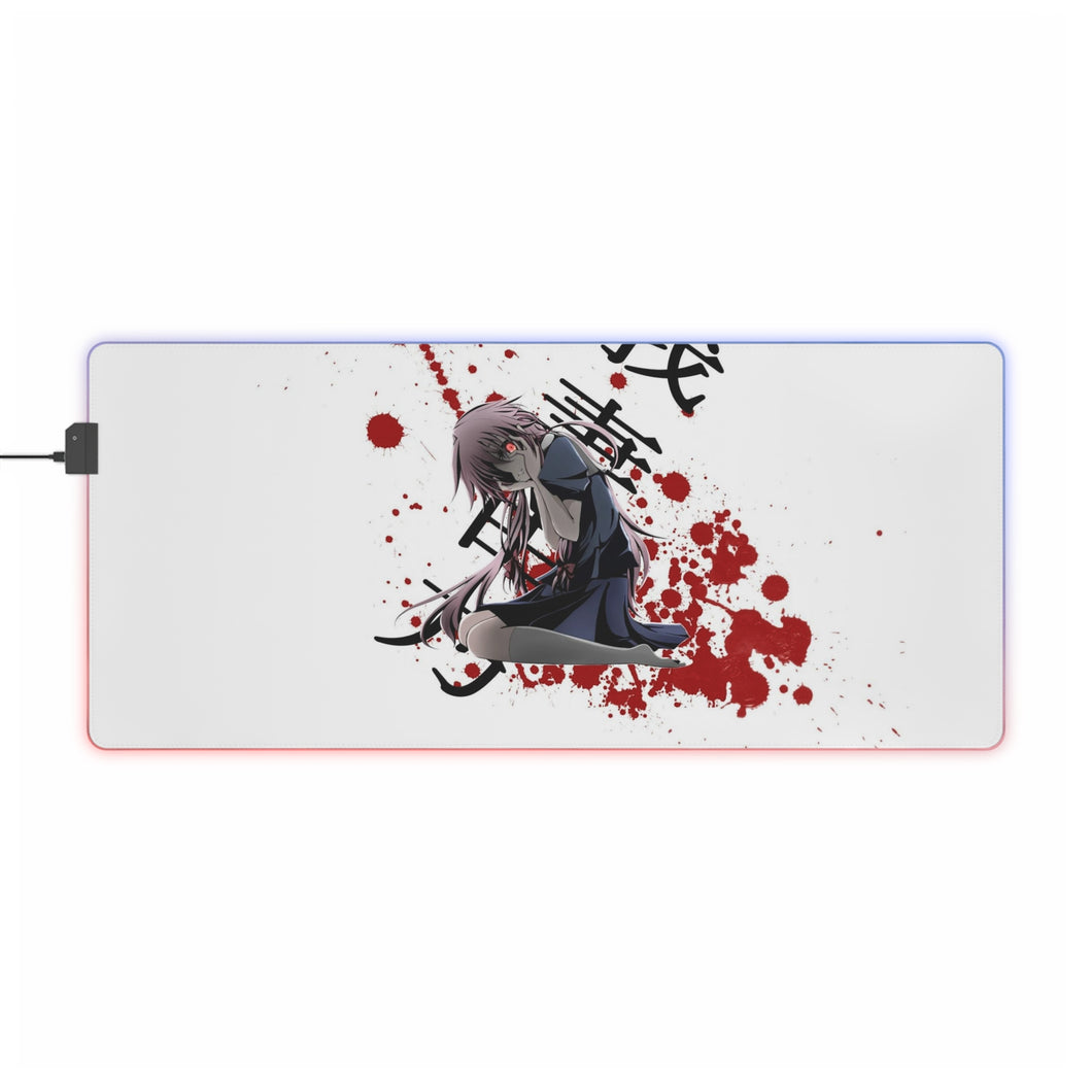 Mirai Nikki Yuno Gasai RGB LED Mouse Pad (Desk Mat)