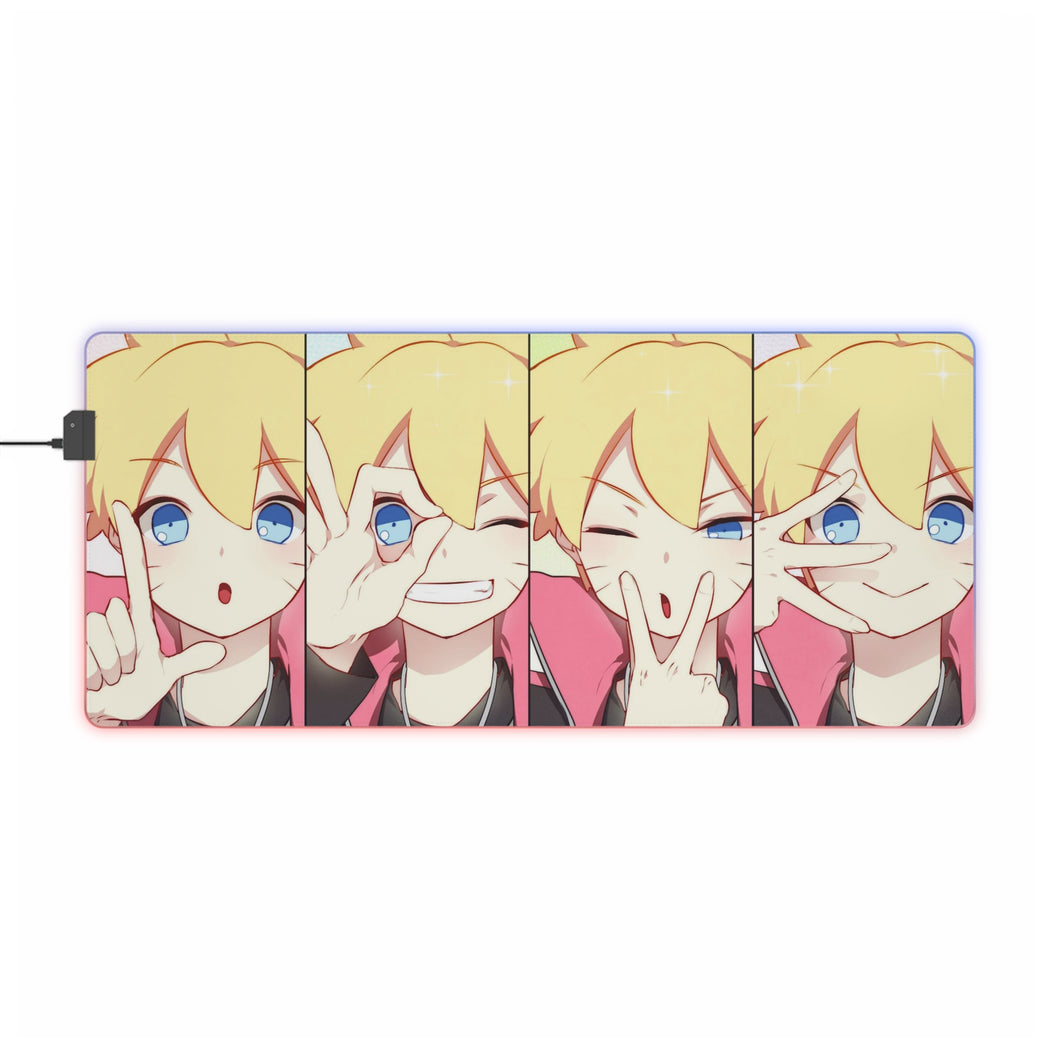 Boruto RGB LED Mouse Pad (Desk Mat)