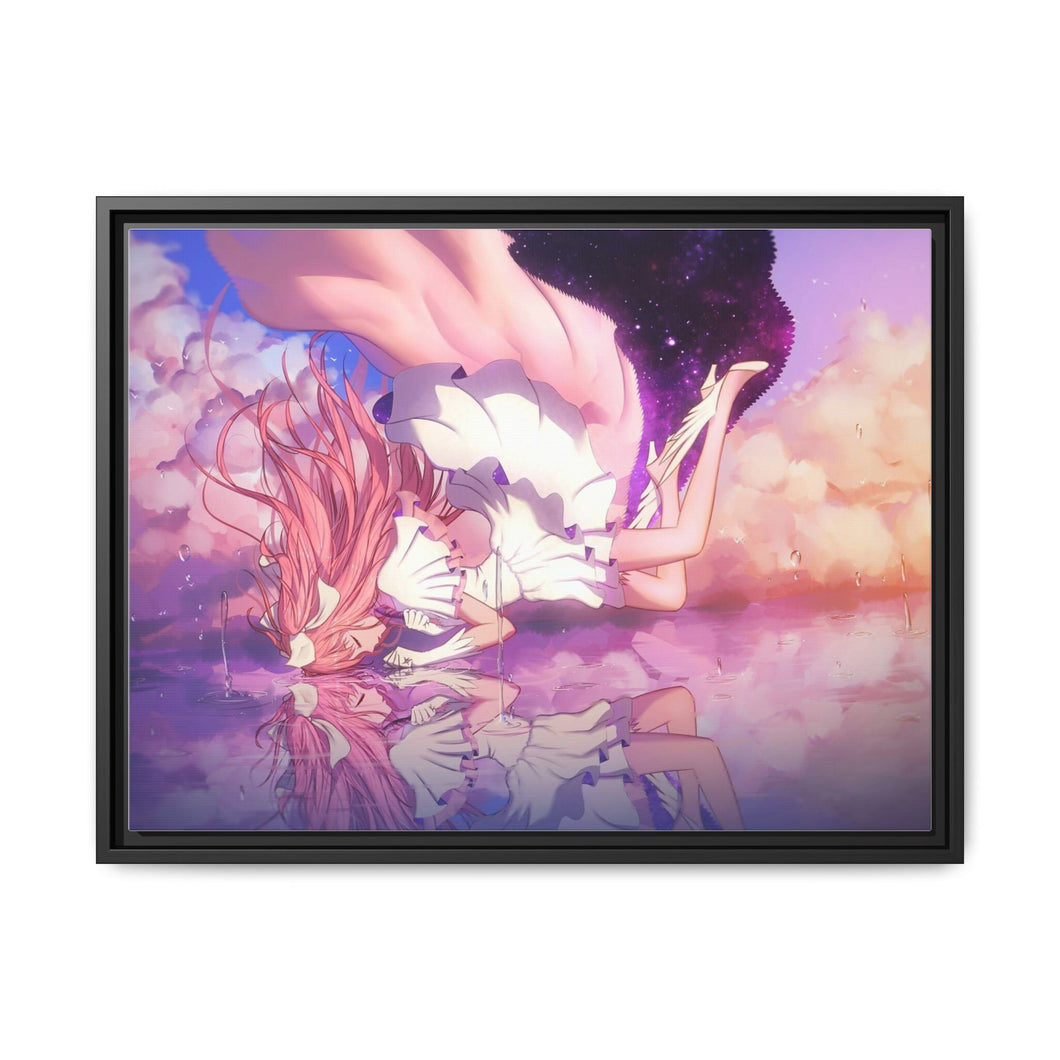 Anime Puella Magi Madoka Magica Canvas Framed Art Print