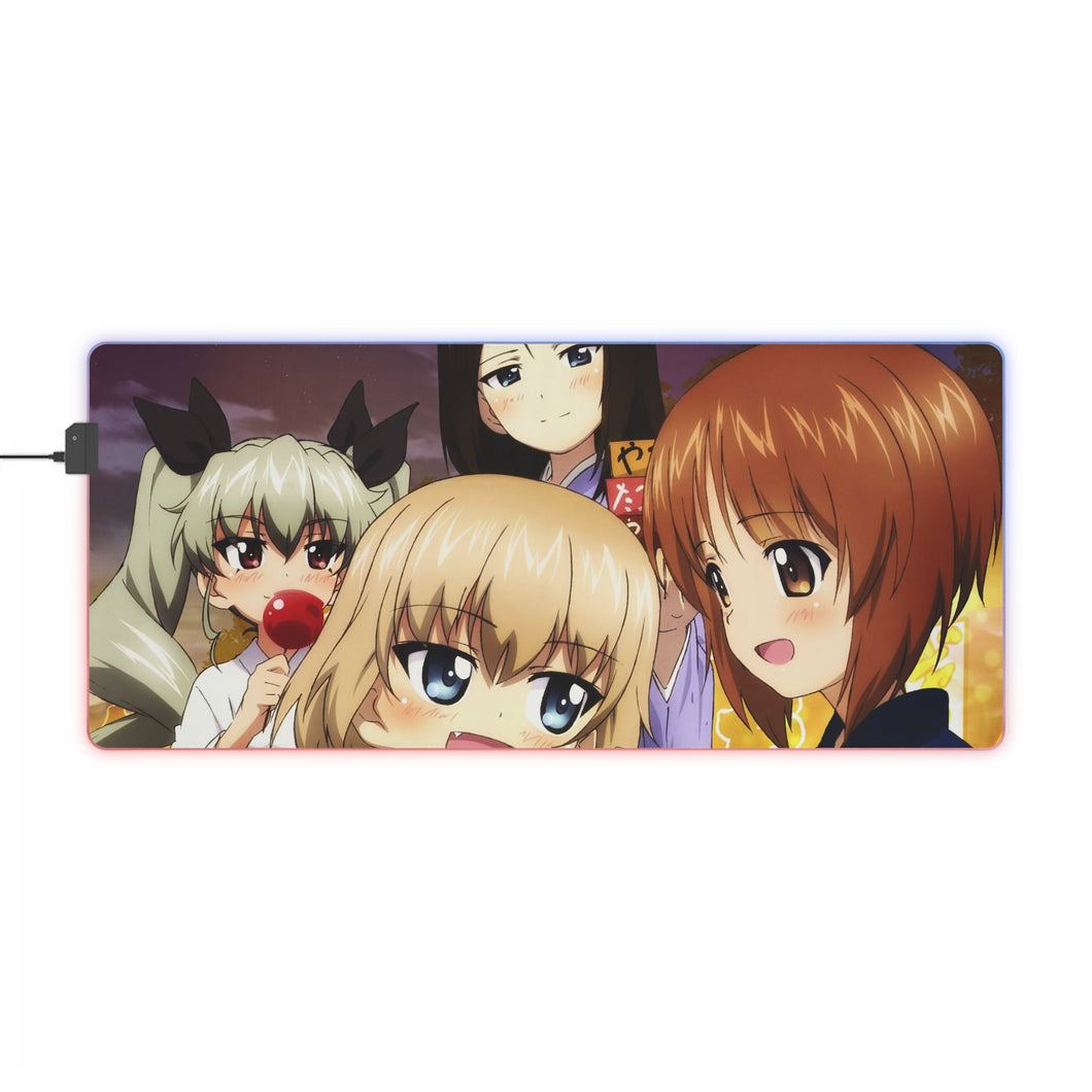 Girls und Panzer RGB LED Mouse Pad (Desk Mat)