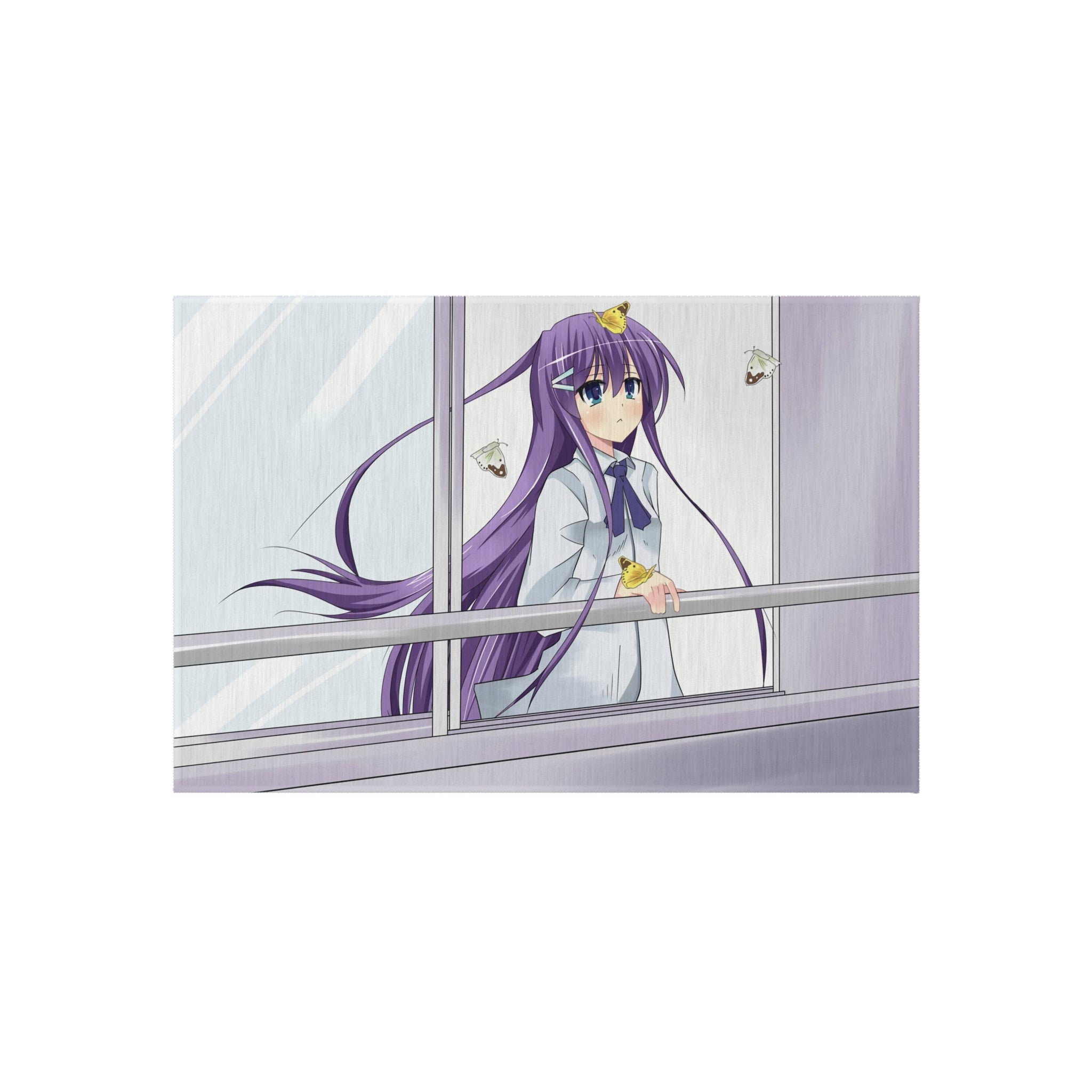 Hanbun no Tsuki ga Noboru Sora Rug