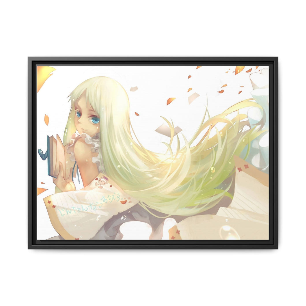 Anohana Canvas Framed Art Print