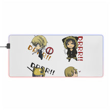 Load image into Gallery viewer, Durarara!! Izaya Orihara, Shizuo Heiwajima, Celty Sturluson, Masaomi Kida RGB LED Mouse Pad (Desk Mat)

