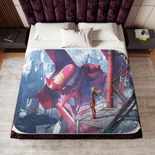Load image into Gallery viewer, Anime Neon Genesis Evangelion Sherpa Blanket
