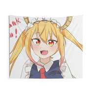 Miss Kobayashi's Dragon Maid Kobayashi-san Chi No Maid Dragon, Miss Kobayashi S Dragon Maid, Tohru Indoor Wall Tapestry