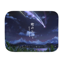 Load image into Gallery viewer, Your Name. Sherpa Blanket
