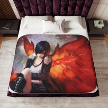 Load image into Gallery viewer, Anime Tokyo Ghoul Sherpa Blanket
