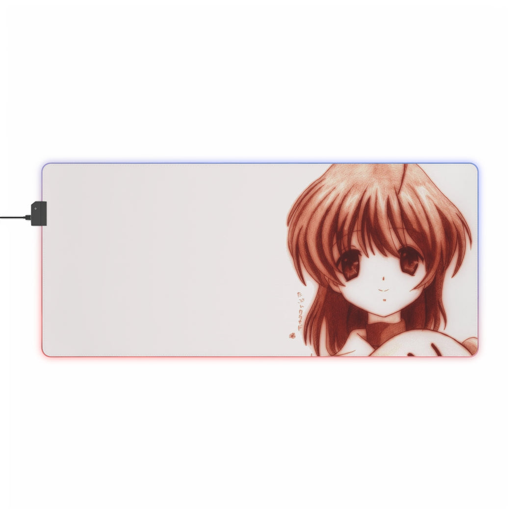 Clannad Nagisa Furukawa RGB LED Mouse Pad (Desk Mat)