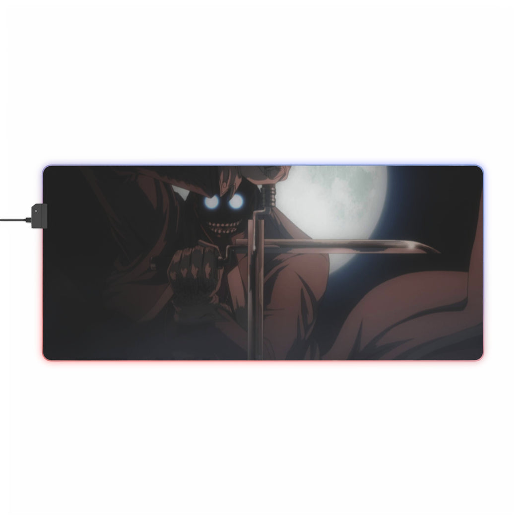 Hellsing Alexander Anderson RGB LED Mouse Pad (Desk Mat)