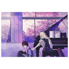 Load image into Gallery viewer, Kousei Arima and Kaori Miyazono Jigsaw Puzzle
