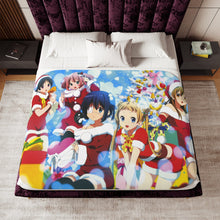 Load image into Gallery viewer, Love, Chunibyo &amp; Other Delusions Rikka Takanashi, Sanae Dekomori, Shinka Nibutani, Kumin Tsuyuri Sherpa Blanket
