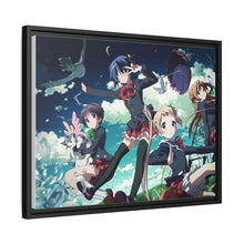 Load image into Gallery viewer, Love, Chunibyo &amp; Other Delusions Rikka Takanashi, Sanae Dekomori, Shinka Nibutani, Kumin Tsuyuri Canvas Framed Art Print
