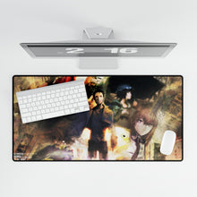 Load image into Gallery viewer, Makise, Kyouma &amp; Mayushi Mouse Pad (Desk Mat)
