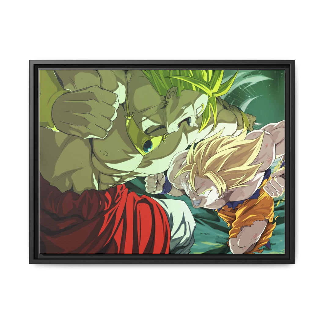 Anime Dragon Ball Canvas Framed Art Print
