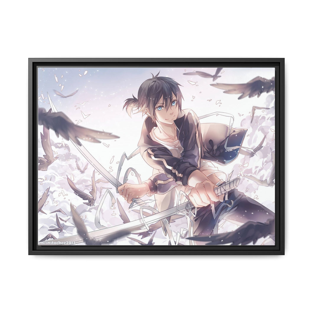 Anime Noragami Canvas Framed Art Print