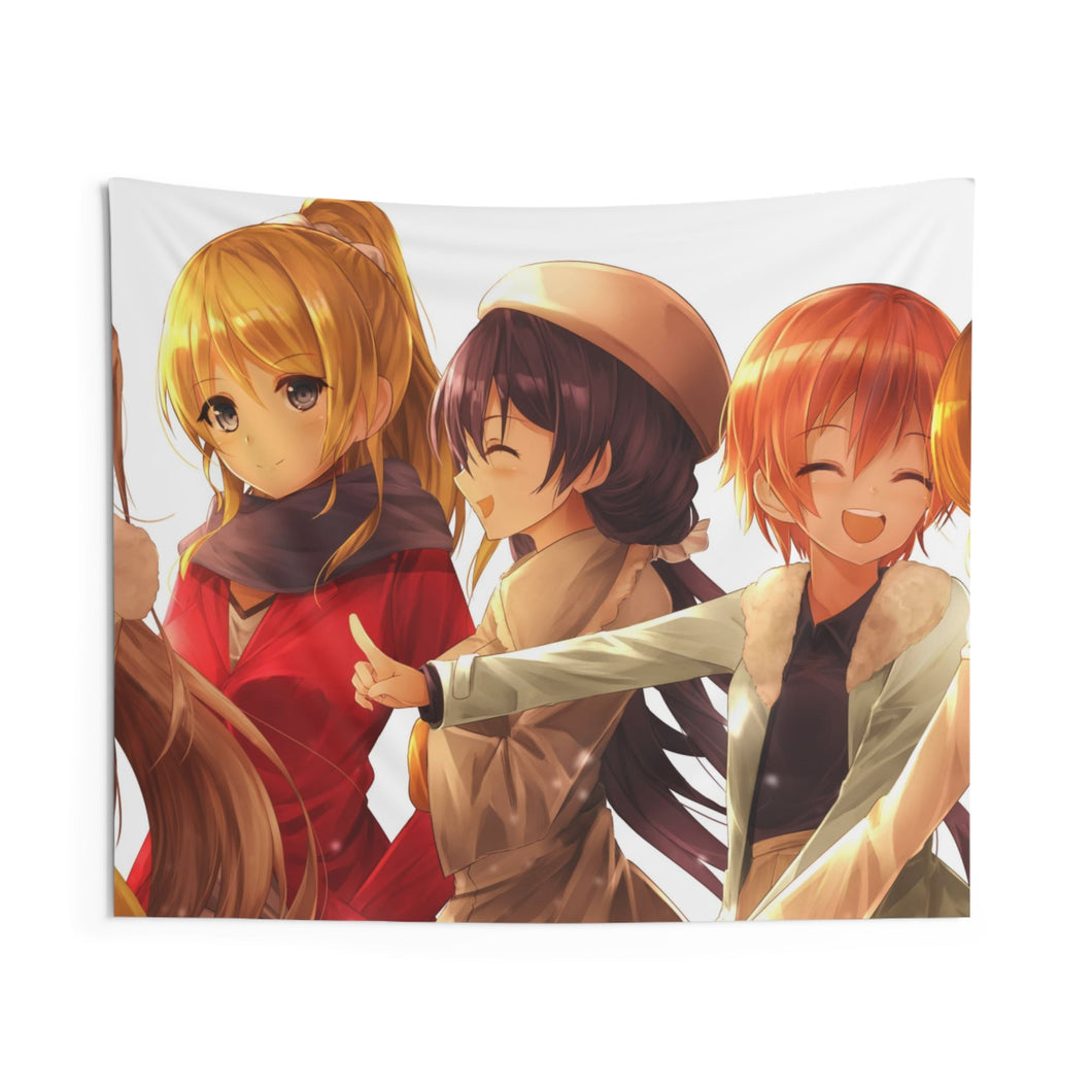 Love Live! Maki Nishikino, Kotori Minami, Umi Sonoda, Honoka Kousaka, Rin Hoshizora Indoor Wall Tapestry
