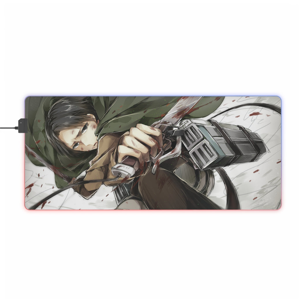 Anime Attack On Titan RGB LED Mouse Pad (Desk Mat)
