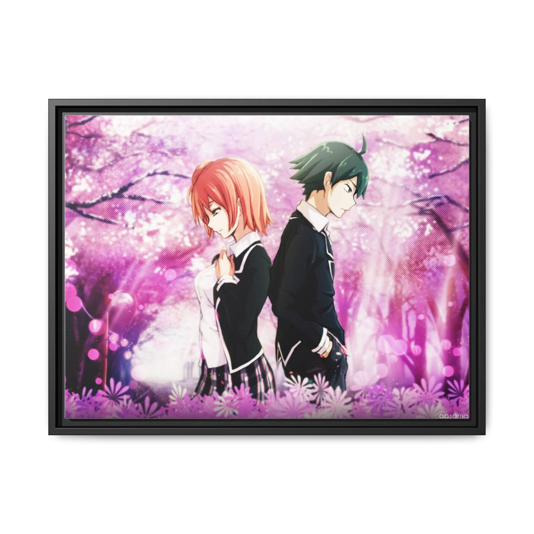 Anime My Teen Romantic Comedy SNAFU Canvas Framed Art Print