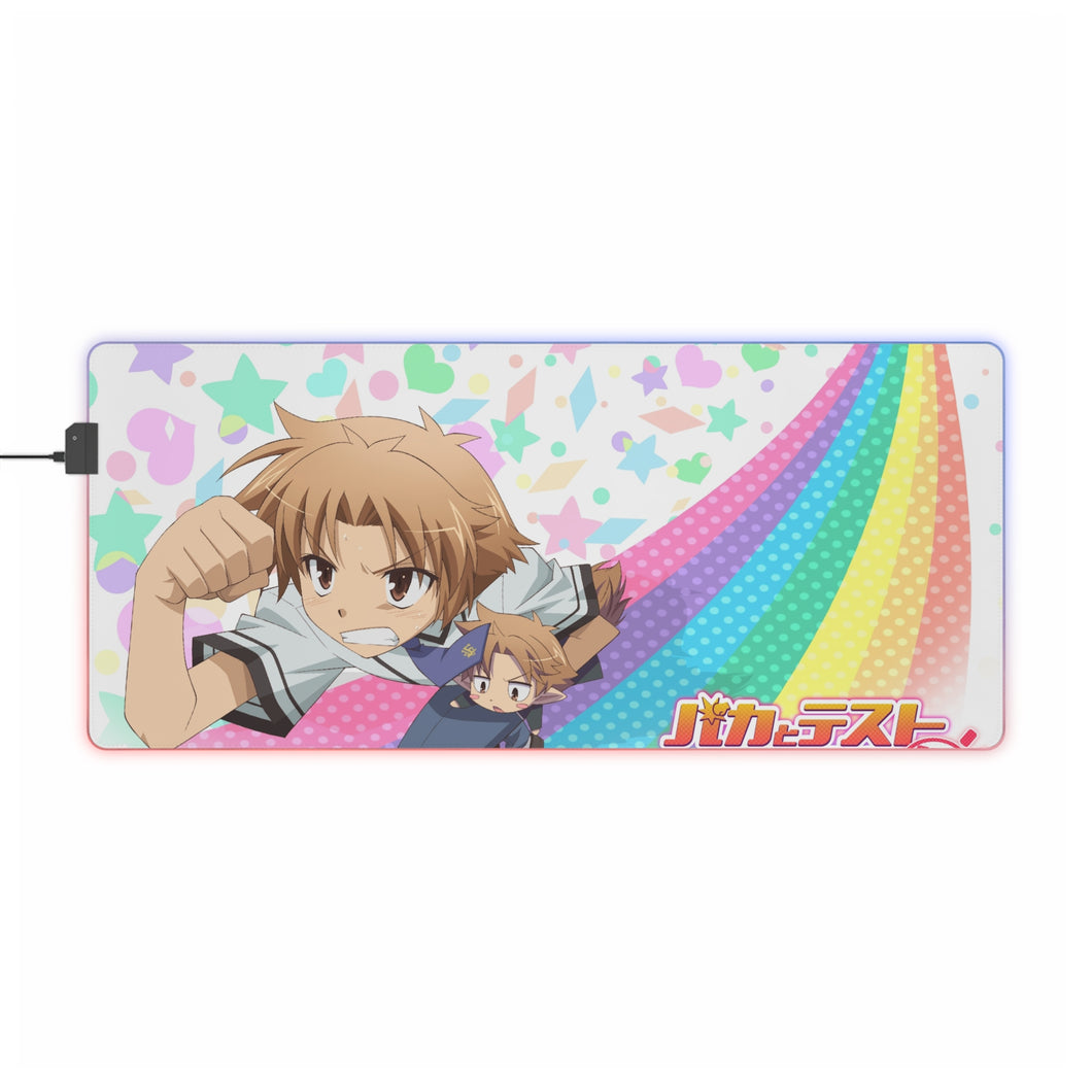 Baka And Test RGB LED Mouse Pad (Desk Mat)