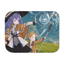 Load image into Gallery viewer, Mushoku Tensei: Jobless Reincarnation Roxy Migurdia, Rudeus Greyrat Sherpa Blanket

