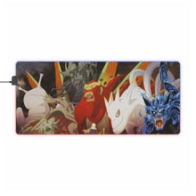 Load image into Gallery viewer, Obito Uchiha and Biju RGB LED Mouse Pad (Desk Mat)
