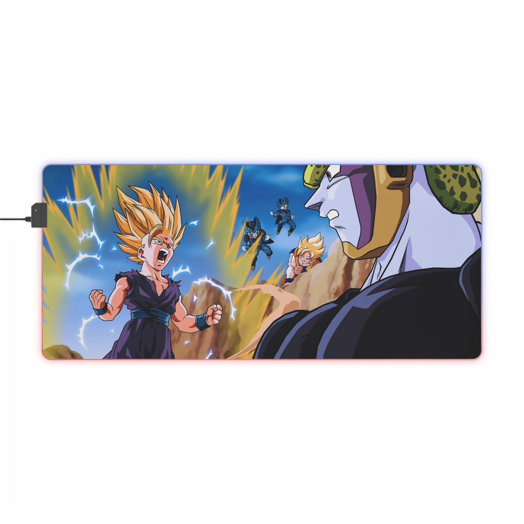 Gohan SSJ 2 vs Cell RGB LED Mouse Pad (Desk Mat)