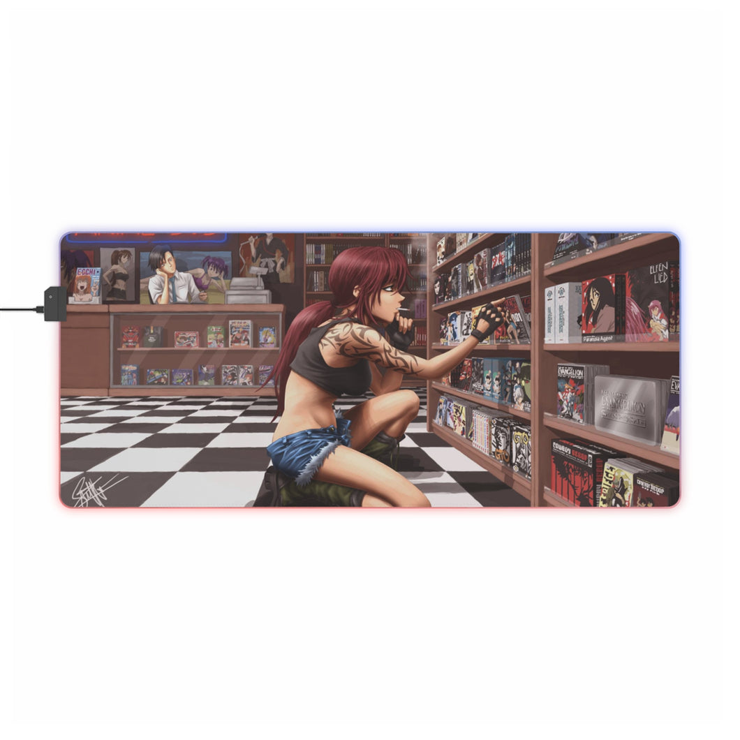 Black Lagoon RGB LED Mouse Pad (Desk Mat)