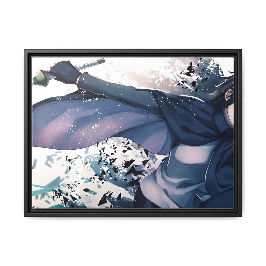 Sasuke Uchiha Canvas Framed Art Print