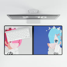 Load image into Gallery viewer, Rem &amp; Ram Re:ZERO -Starting Life in Another World- Mouse Pad (Desk Mat)
