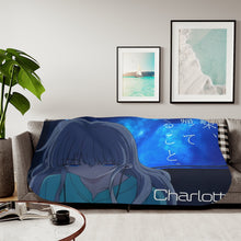 Load image into Gallery viewer, Nao Tomori in hospital Sherpa Blanket
