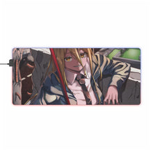 Load image into Gallery viewer, Anime Chainsaw Man RGB LED Mouse Pad (Desk Mat)
