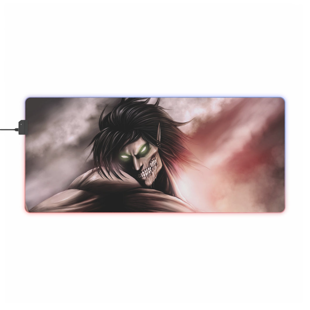 Anime Attack On Titan RGB LED Mouse Pad (Desk Mat)