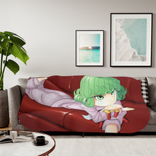 Load image into Gallery viewer, Tatsumaki (and Saitama) Sherpa Blanket

