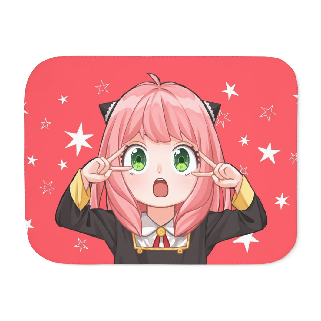 Anime Spy x Family Sherpa Blanket