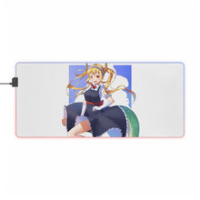 Load image into Gallery viewer, Miss Kobayashi's Dragon Maid Kobayashi San Chi No Maid Dragon, Tohru RGB LED Mouse Pad (Desk Mat)
