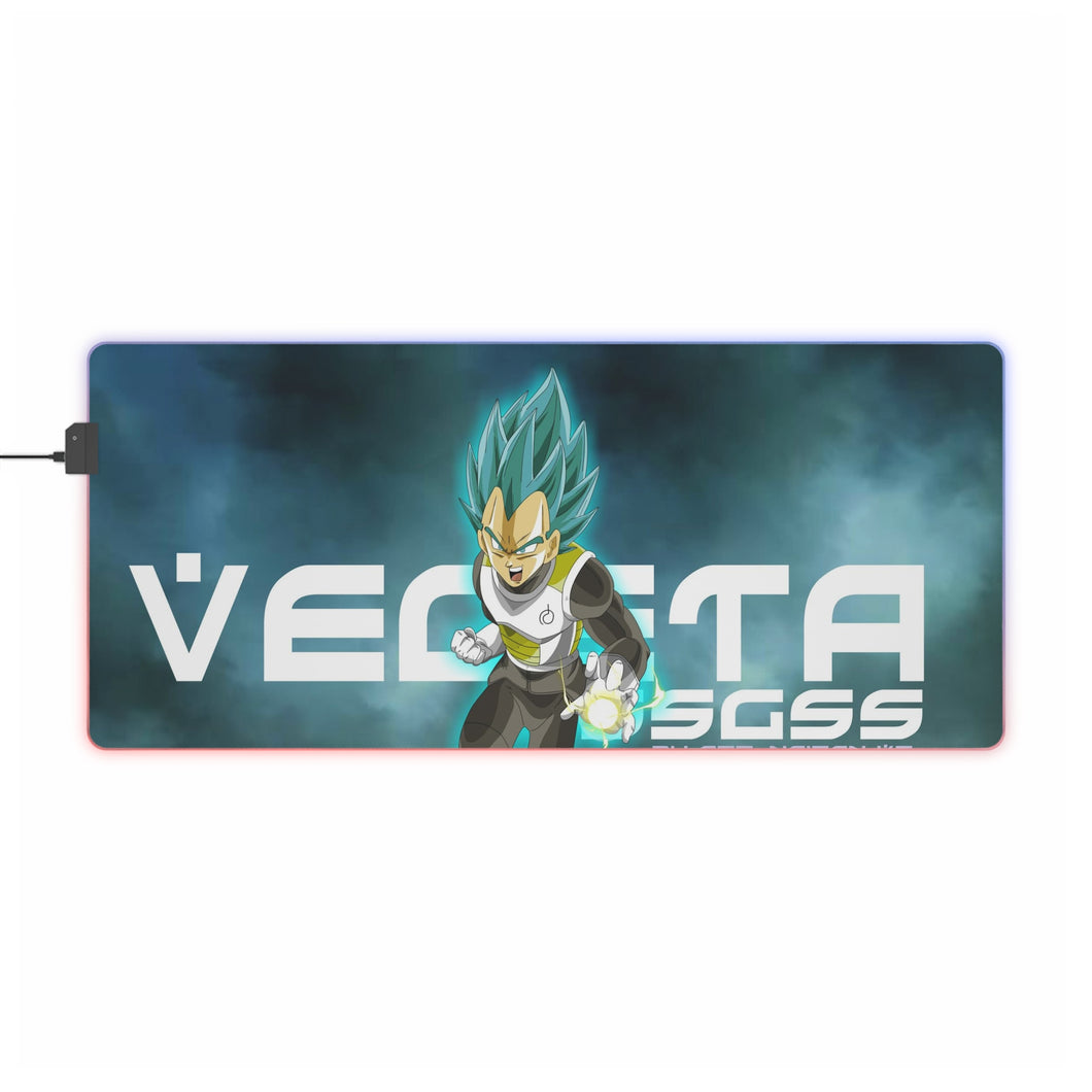 Vegeta SSJ God SSJ RGB LED Mouse Pad (Desk Mat)