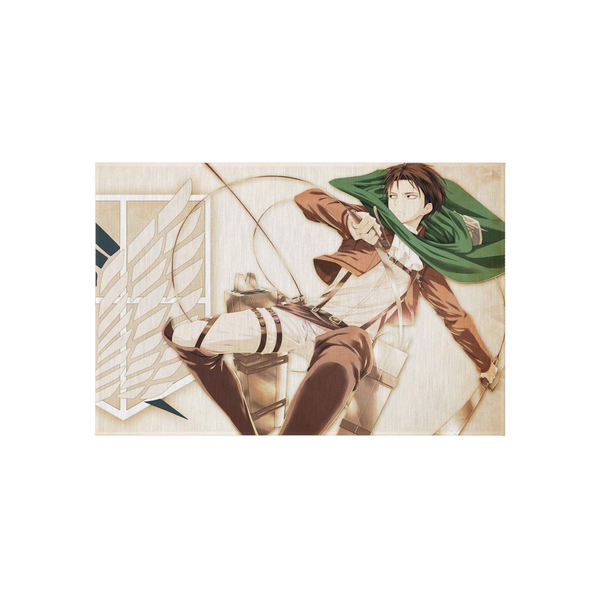 Shingeki no Kyonjin - Captain Levi Rug