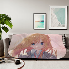 Load image into Gallery viewer, Anime Your Lie in April Sherpa Blanket
