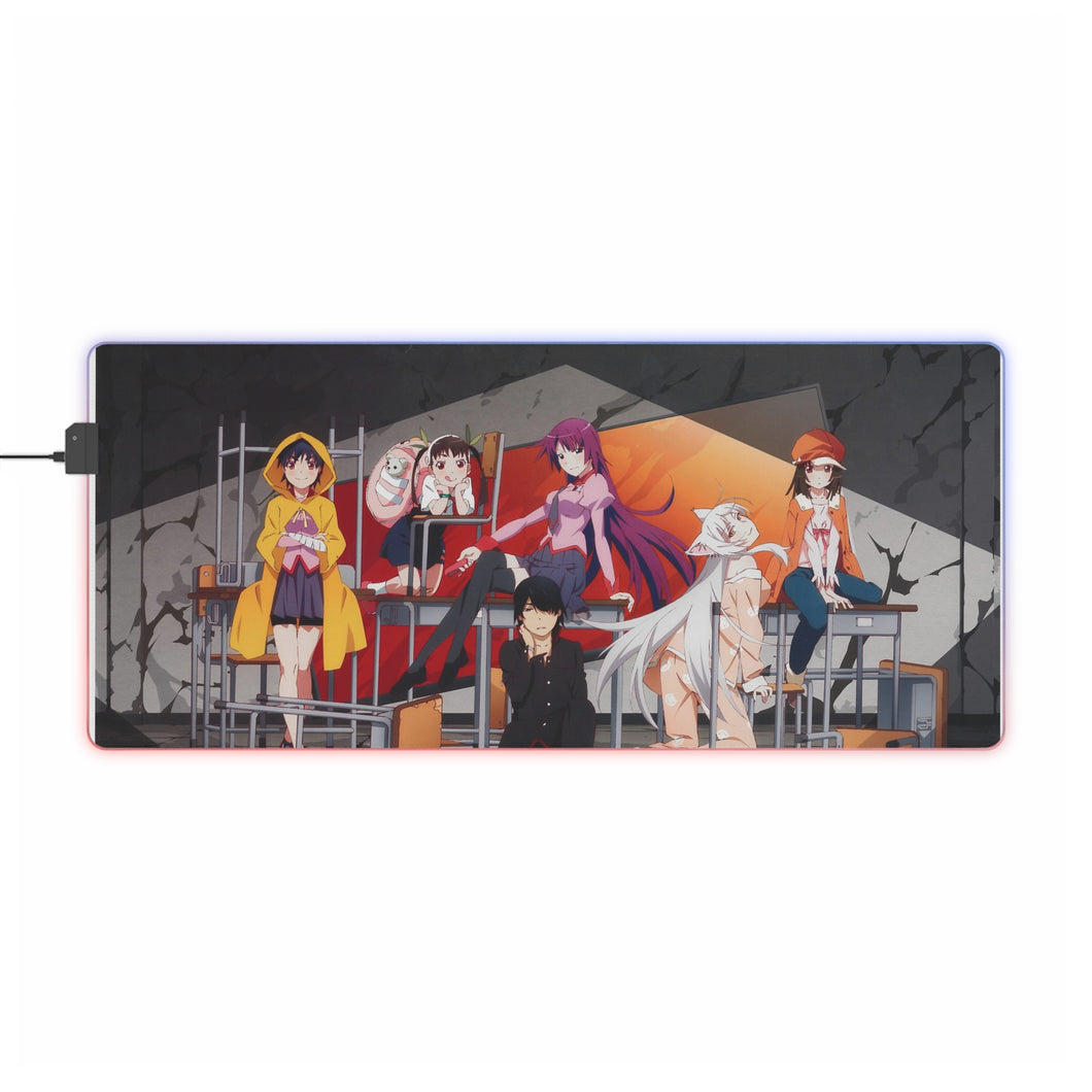 Monogatari (Series) RGB LED Mouse Pad (Desk Mat)