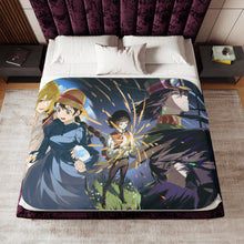 Load image into Gallery viewer, Howl&#39;s Moving Castle Sherpa Blanket
