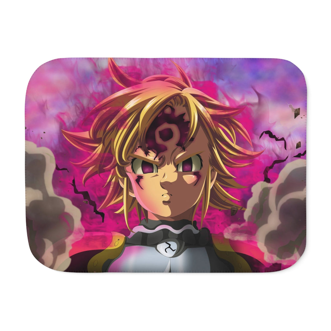 The Seven Deadly Sins Meliodas Sherpa Blanket