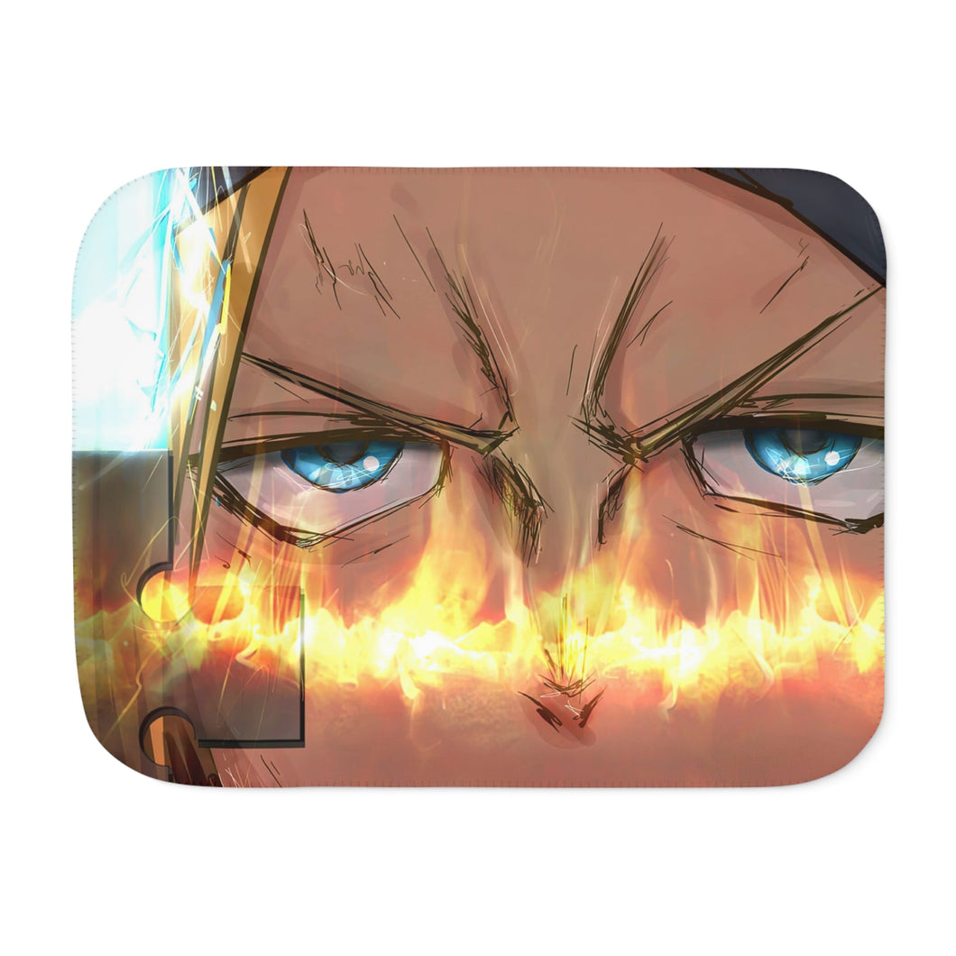 Anime Fire Force Sherpa Blanket