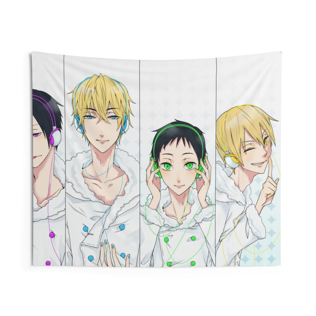 Durarara!! Izaya Orihara, Shizuo Heiwajima, Masaomi Kida Indoor Wall Tapestry