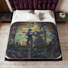 Load image into Gallery viewer, Megumi Fushiguro Sherpa Blanket
