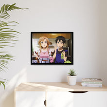 Load image into Gallery viewer, Kirito and Asuna Canvas Framed Art Print
