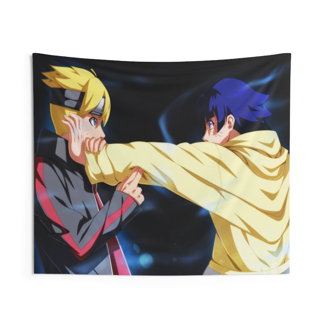 Boruto and Himawari Indoor Wall Tapestry