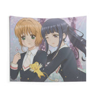 Cardcaptor Sakura Sakura Kinomoto, Tomoyo Daidouji Indoor Wall Tapestry