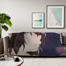 Load image into Gallery viewer, Anime ERASED Sherpa Blanket
