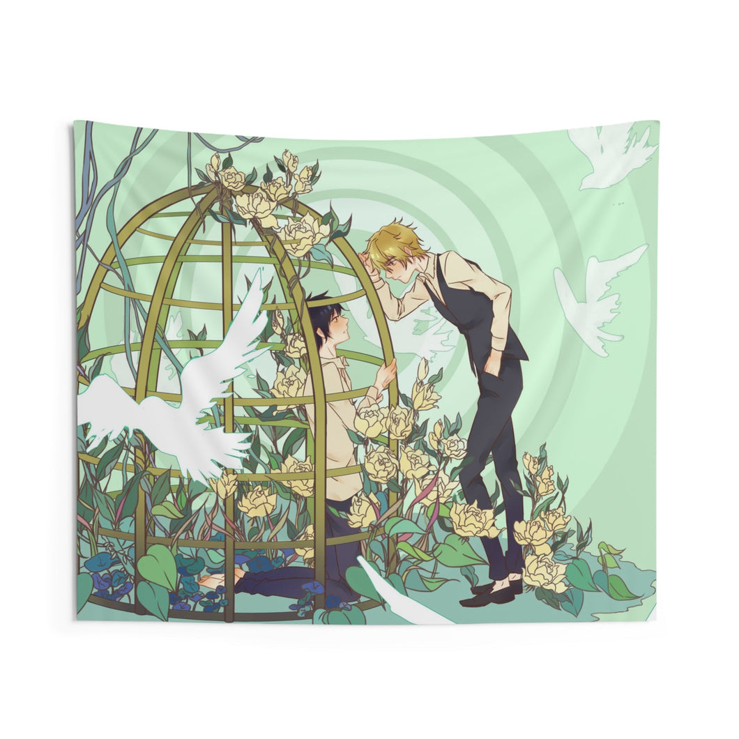 Durarara!! Izaya Orihara, Shizuo Heiwajima Indoor Wall Tapestry