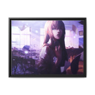 Makise Kurisu Canvas Framed Art Print